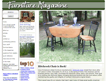 Tablet Screenshot of furnituremagazine.com